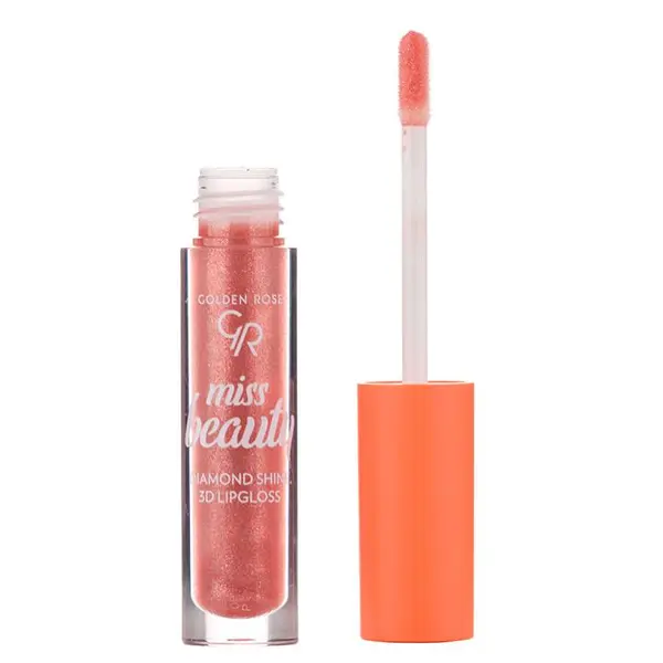 برق لب گلدن رز | Golden Rose مدل Miss Beauty Diamond Shine 3D رنگ 03 (Sunkissed) حجم 6 میل - 5