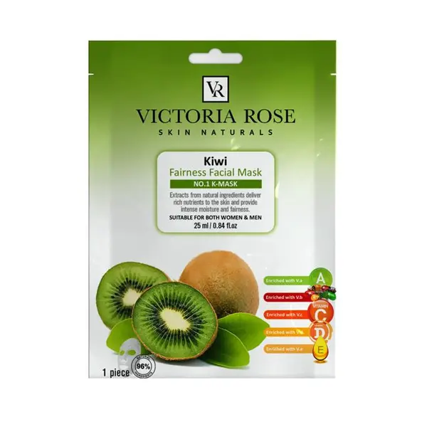 ماسک صورت ویکتوریا رز مدل Kiwi حجم 25 میلی لیتر بسته 10 عددی - 2
