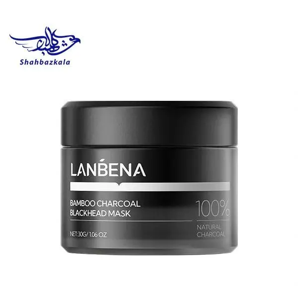 ماسک پاک کننده بینی لنبنا LANBENA مدل ذغال بامبو .(مشکی) وزن 30 گرم ؛ چین - 2