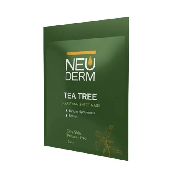 ماسک صورت درخت چای نئودرم|Neuderm Tea Tree Sheet Mask - 2