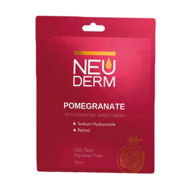 ماسک صورت نئودرم مدل Pomegranate حجم 25 میلی لیتر - 2