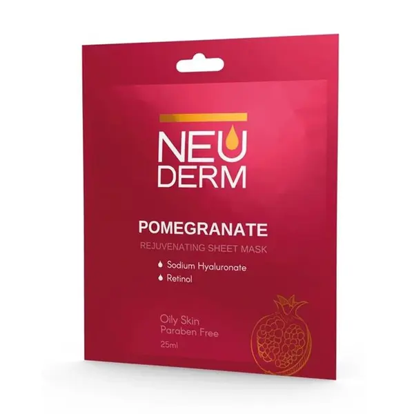 ماسک صورت نئودرم مدل Pomegranate حجم 25 میلی لیتر - 4