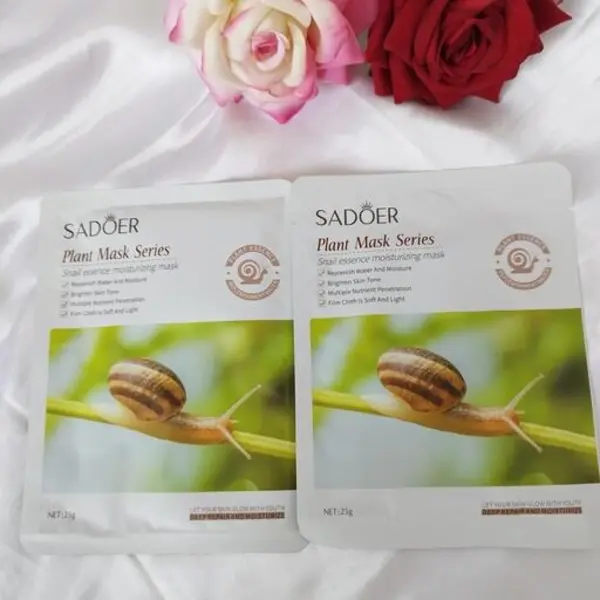 ماسک ورقه ای صورت ضد چروک و سفت کننده کلاژن حلزون سادور SADORE - 6
