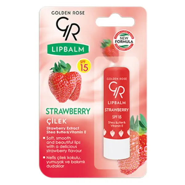 بالم لب SPF15 گلدن رز حاوی عصاره توت فرنگی حجم 5 میل (181681) - 2