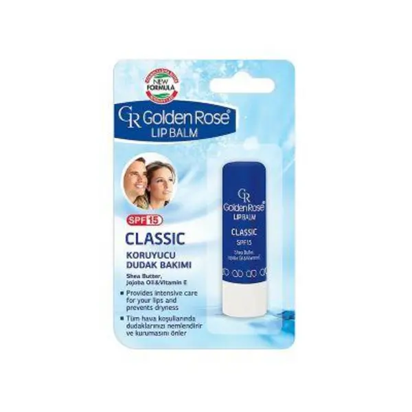 بالم لب حاوی ضد آفتاب SPF15 گلدن رز Golden Rose مدل Classic - 3