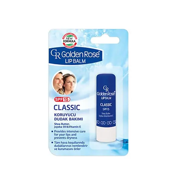 بالم لب حاوی ضد آفتاب SPF15 گلدن رز Golden Rose مدل Classic - 6