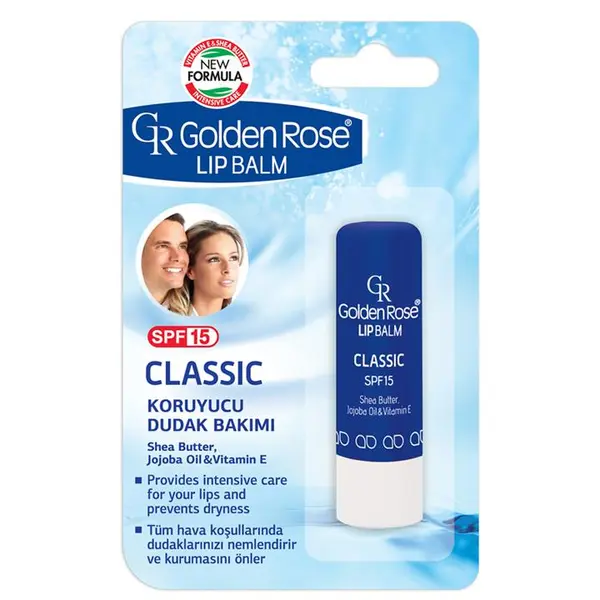 بالم لب حاوی ضد آفتاب SPF15 گلدن رز Golden Rose مدل Classic - 2