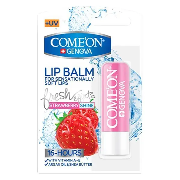 بالم لب توت فرنگی کامان مدل STRAWBERRY SHINE - 5