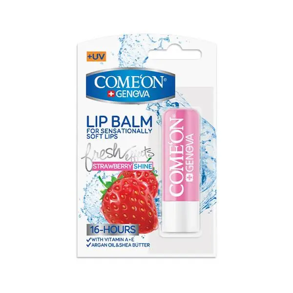 بالم لب توت فرنگی کامان مدل STRAWBERRY SHINE - 4