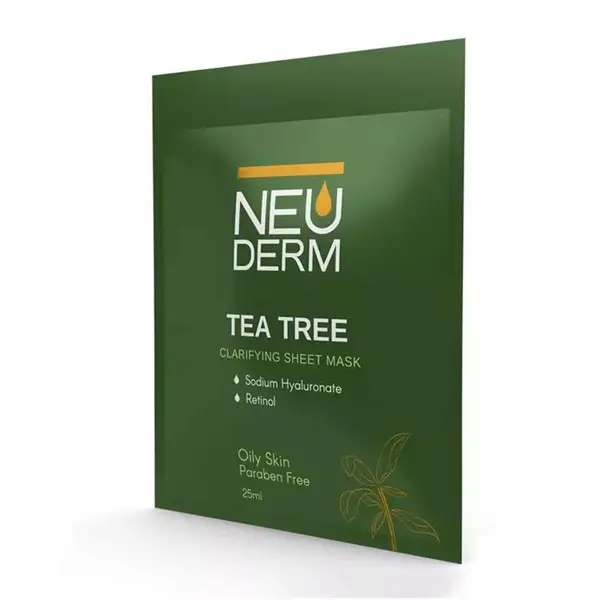 ماسک صورت نئودرم مدل Tea-Tree حجم 25 میلی لیتر - 3
