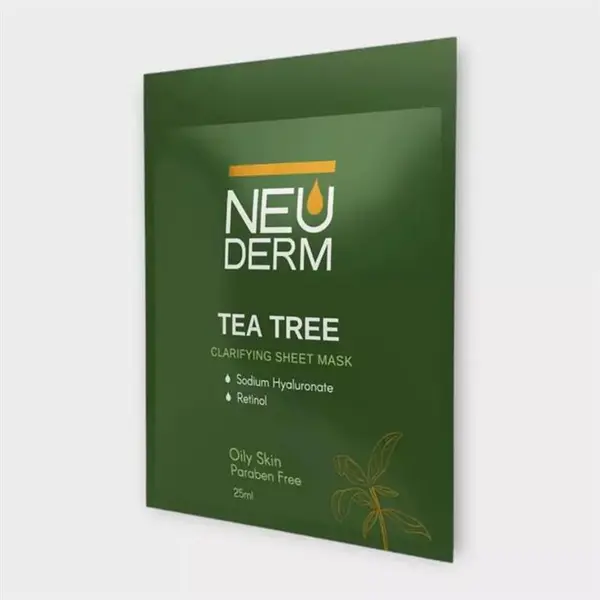 ماسک صورت نئودرم مدل Tea-Tree حجم 25 میلی لیتر - 4
