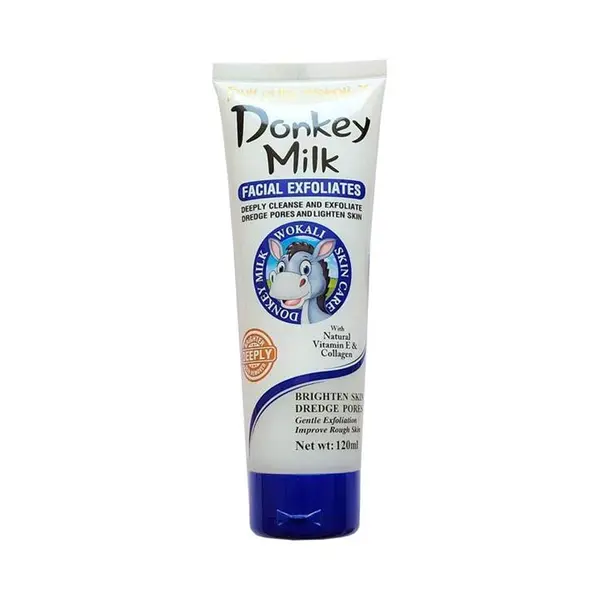 ژل اسکراب تیوپی شیر الاغ وکالی WOKALI - 2