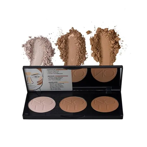 پالت کانتور کرمی نوت 01 Note Cosmetics Cream Contour Palette - 5