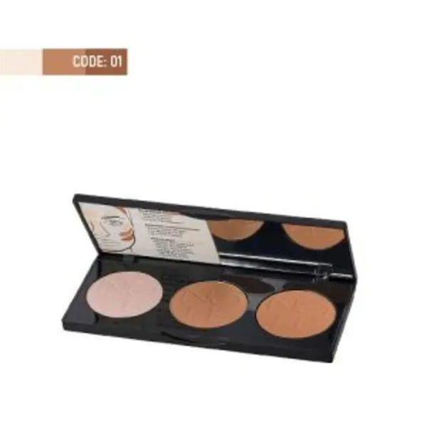 پالت کانتور کرمی نوت 01 Note Cosmetics Cream Contour Palette - 4