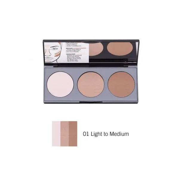 پالت کانتور کرمی نوت 01 Note Cosmetics Cream Contour Palette
