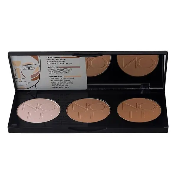 پالت کانتور کرمی نوت 01 Note Cosmetics Cream Contour Palette - 2