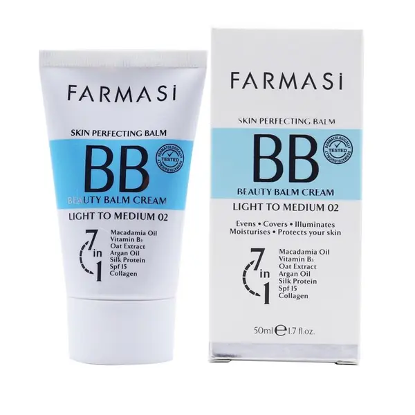 بی بی کرم فارماسی شماره 02 Farmasi BB Cream - 6