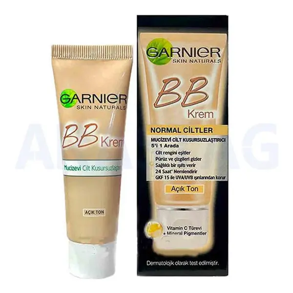 بی بی کرم گارنیر 5in1 رنگ روشن برای پوست نرمال حجم 18 میلی - 3