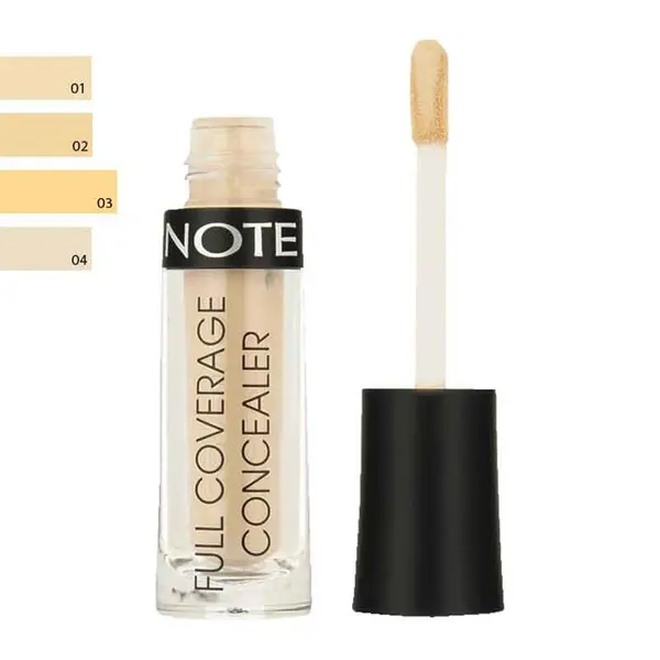 کانسیلر مایع فول کاور نوت شماره 03 NOTE FULL COVERAGE LIQUID CONCEALER NO.