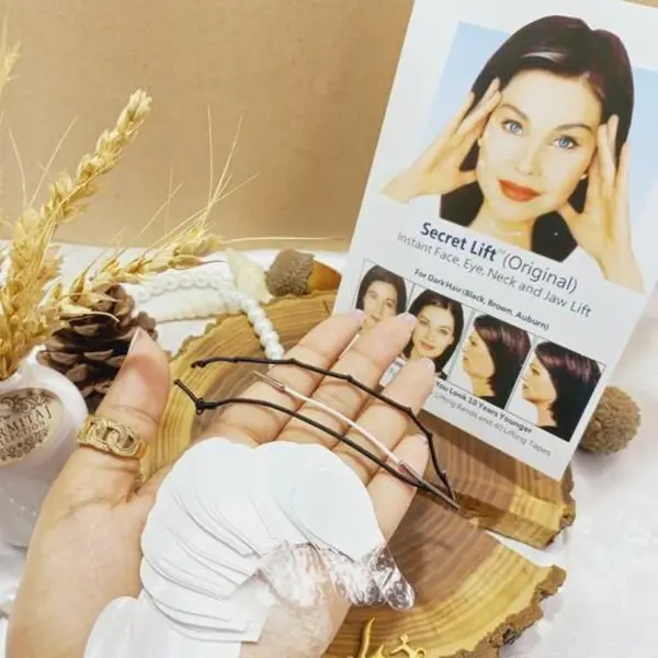 چسب مخفی لیفت فوری صورت چشم گردن و فک 40 عددی - 2