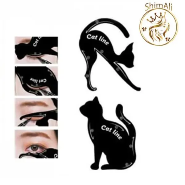 شابلون خط چشم و سایه طرح گربه برند cat line - 3