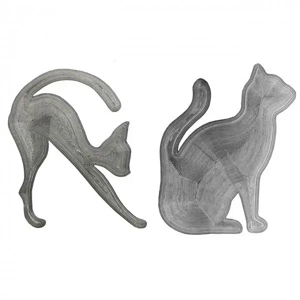 شابلون ابرو و خط چشم مدل Cat Line مجموعه 2 عددی - 5
