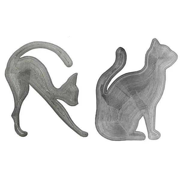 شابلون ابرو و خط چشم مدل Cat Line مجموعه 2 عددی - 2