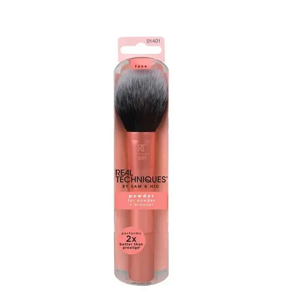 براش کرم پودر ریل تکنیک Real Techniques مدل Powder+Bronzer (شماره 201) - 2