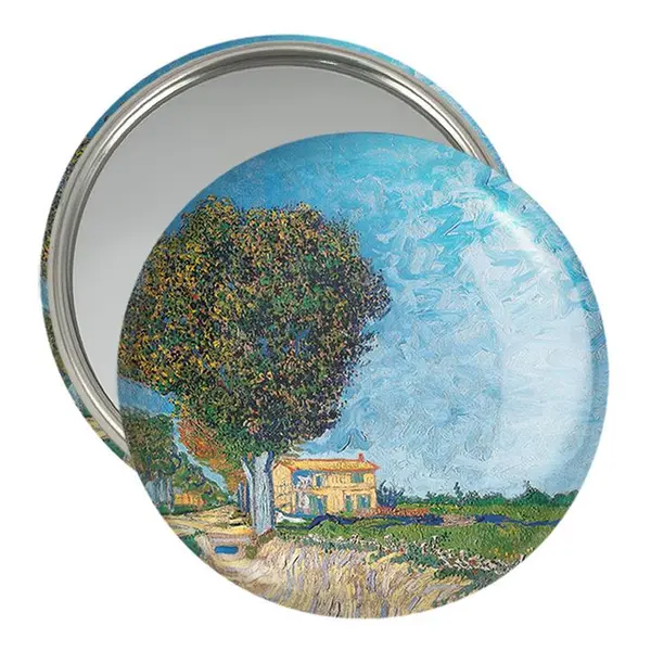 آینه جیبی خندالو مدل ونسان ونگوگ (Van Gogh) کد 36825 - 2
