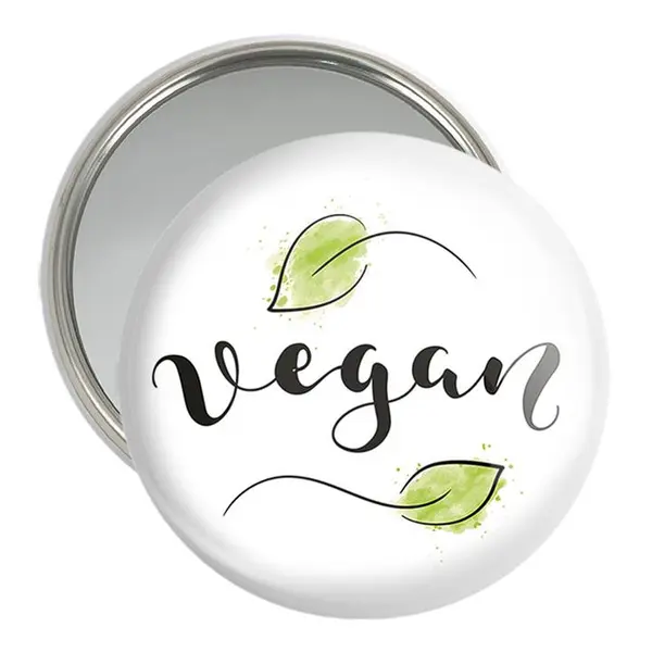 آینه جیبی خندالو مدل وگن Vegan کد 31123 - 2