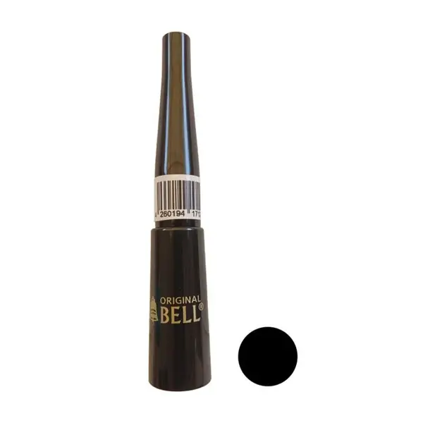 خط چشم ماژیکی بل مشکی eyelinner soft brush bell - 3