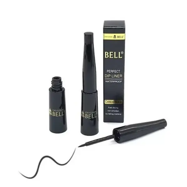 خط چشم ماژیکی بل مشکی eyelinner soft brush bell - 6