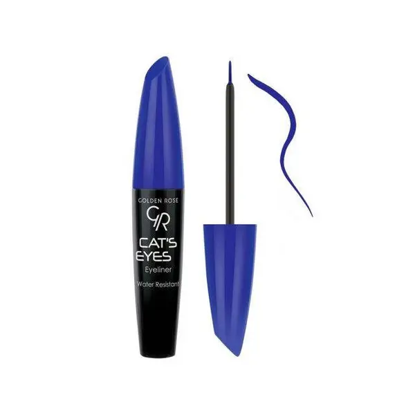 خط چشم گربه ای مات آبی  گلدن رز Golden Rose - 6