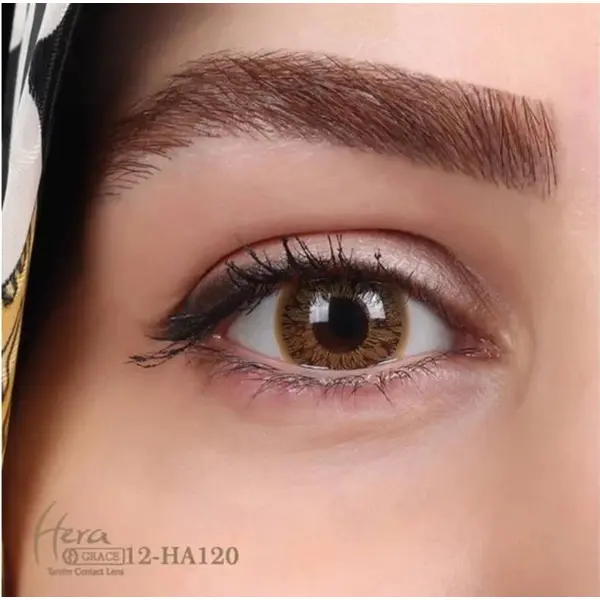 لنز چشم گریس هرا شماره 12 رنگ عسلی - 5