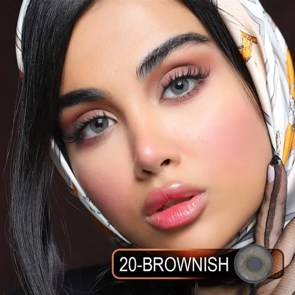 لنز چشم کانفست شماره 20 رنگ BROWNISH - 2