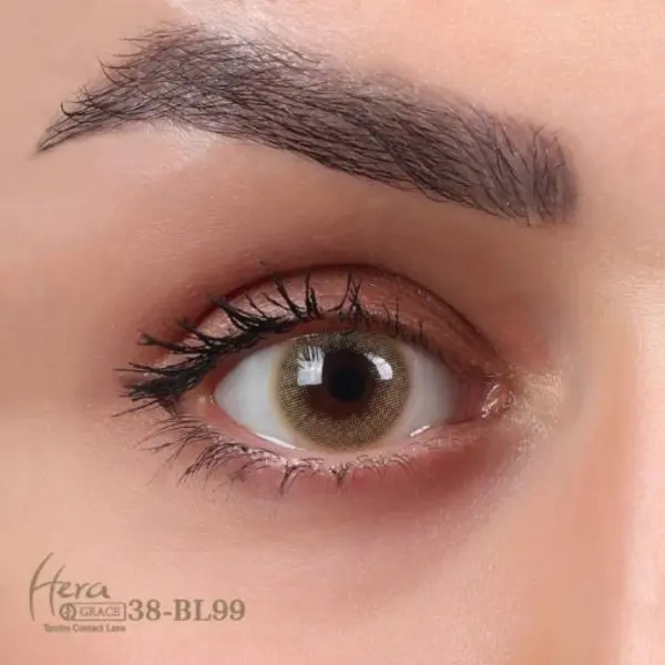 لنز چشم گریس هرا شماره 38 رنگ سبز عسلی - 6