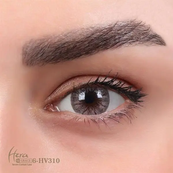 لنز چشم گریس هرا شماره 6 رنگ خاکستری عسلی - 6