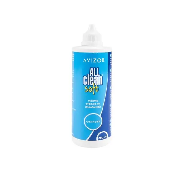 محلول شستشوی لنز آویزور مدل all clean soft حجم 350 میلی لیتر - 2