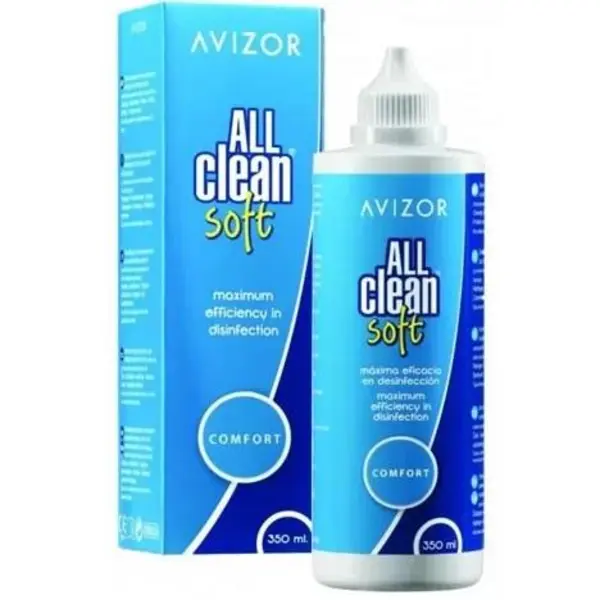 محلول شستشوی لنز آویزور مدل all clean soft حجم 350 میلی لیتر - 4