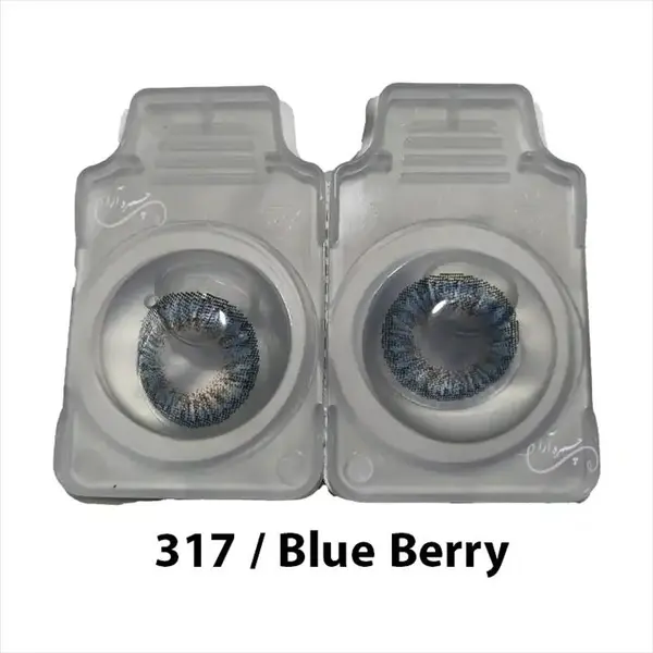 لنز چشم رنگی الگانس رنگ Blue Berry کد 317 Elegance - 2