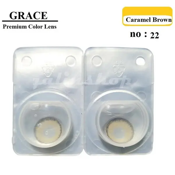 لنز رنگی CARAMEL BROWN 22 گریس - 2