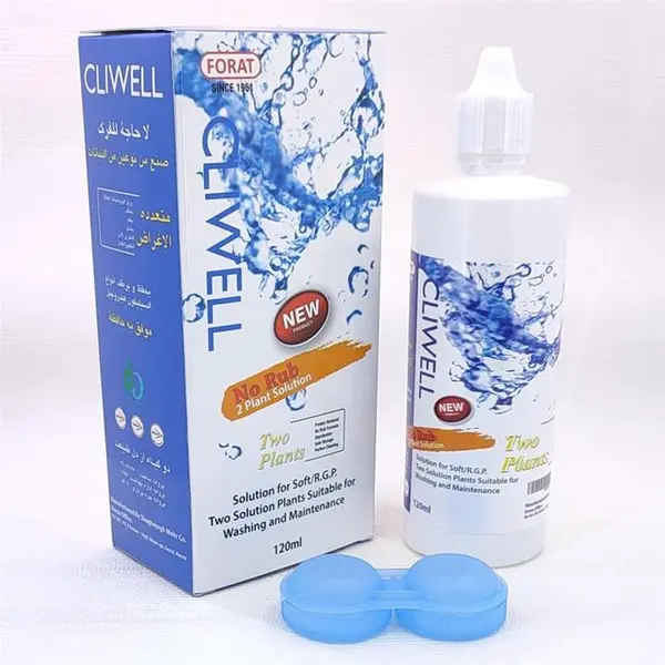 محلول شستشوی لنز کلیول مدل CLIWELL حجم 120 میلی لیتر