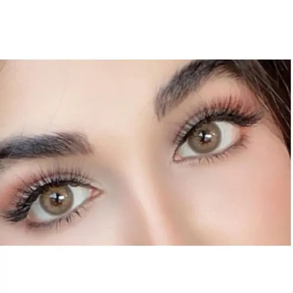 لنز چشم  عسلی  دور طوسی طرح  کاف دهب  Dahab kaf - 2