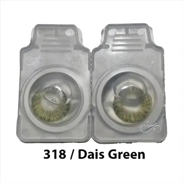 لنز چشم رنگی الگانس رنگ Dals Green کد 318 Elegance - 2