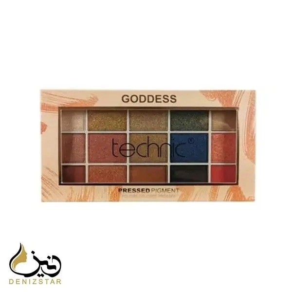 پالت سایه چشم ۱۵ رنگ تکنیک مدل Goddess حجم 30 گرم - 5