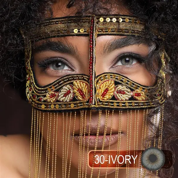 لنز چشم فصلی کانفست رنگ(IVORY)شماره30کد979 - 2