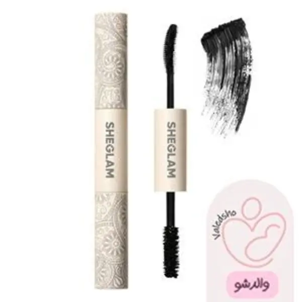 ریمل دوسر حجم دهنده و بلند کننده مشکی شیگلم Sheglam All-In-One Volume & Length Mascara-Washable Black - 2
