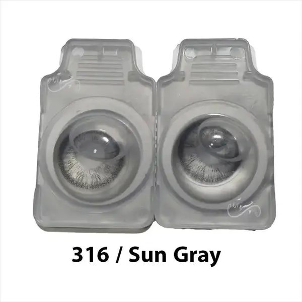 لنز چشم رنگی الگانس رنگ Sun Gray کد 316 Elegance - 2