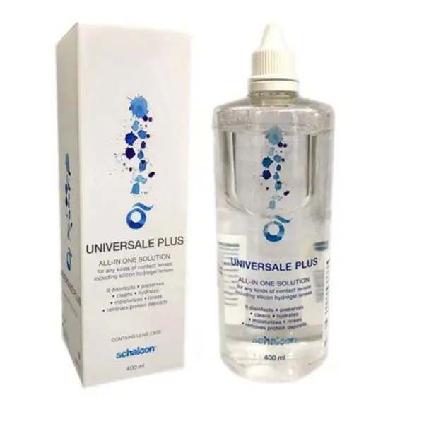 محلول شستشوی لنز شالکون مدل Universal Plus حجم 400 میلی لیتر مجموعه 2 عددی - 6