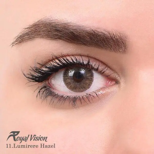 لنز چشم رویال ویژن شماره 11 مدل  lumirere hazel - 6